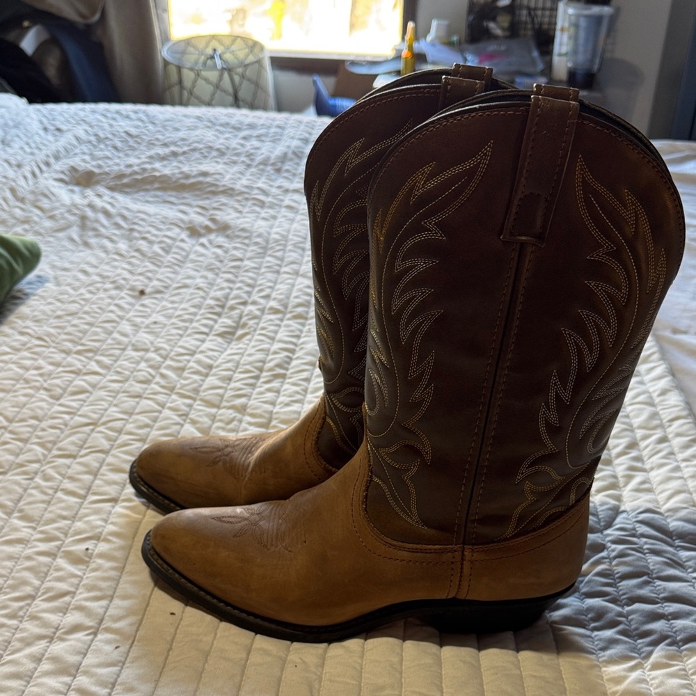 Laredo Brown Western Cowboy Boots